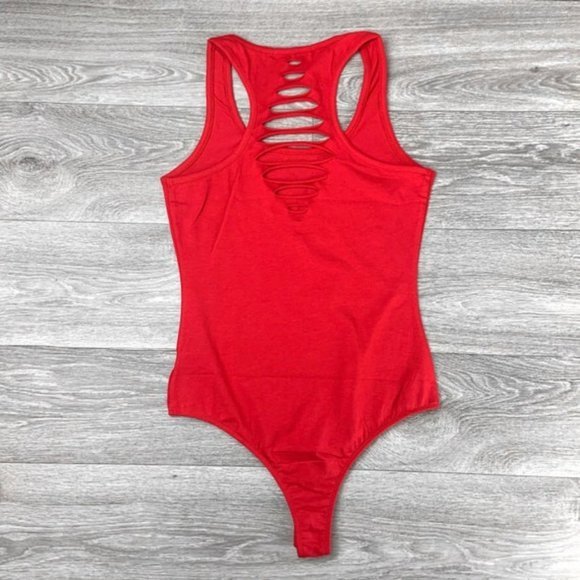 Red San Francisco 49ers Bodysuit, 49ers, Women's San Francisco 49ers Shirts - Picture 3 of 4